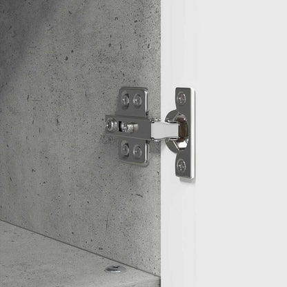 Badezimmer Schrank Betongrau 30 x 35 x 95 cm Holzwerkstoff