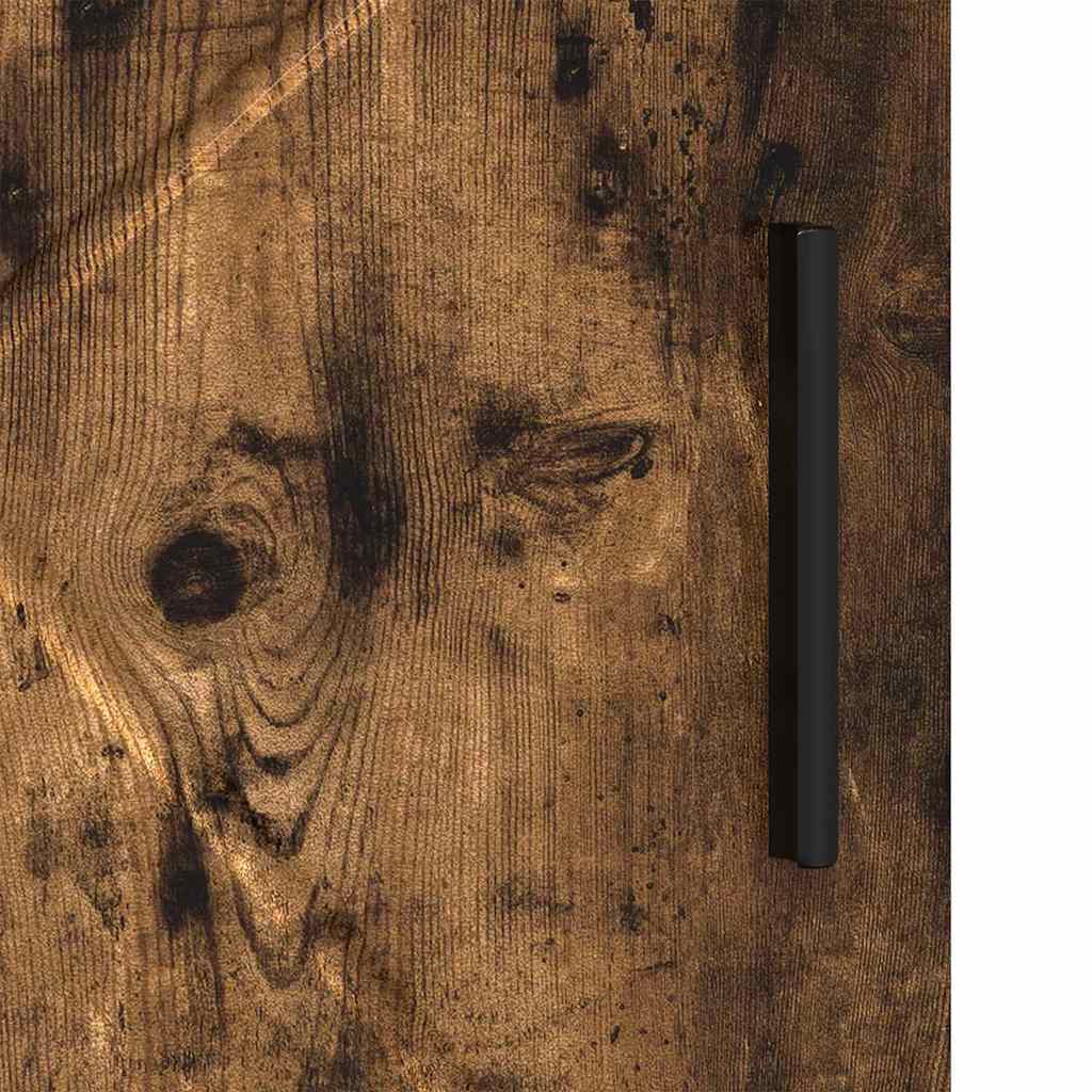 Badezimmer Schrank Räuchereiche 30 x 35 x 95 cm Holzwerkstoff