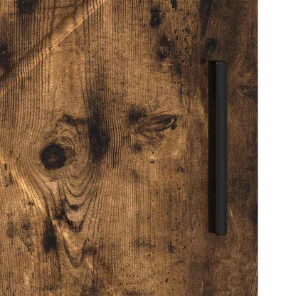 Badezimmer Schrank Räuchereiche 30 x 35 x 95 cm Holzwerkstoff