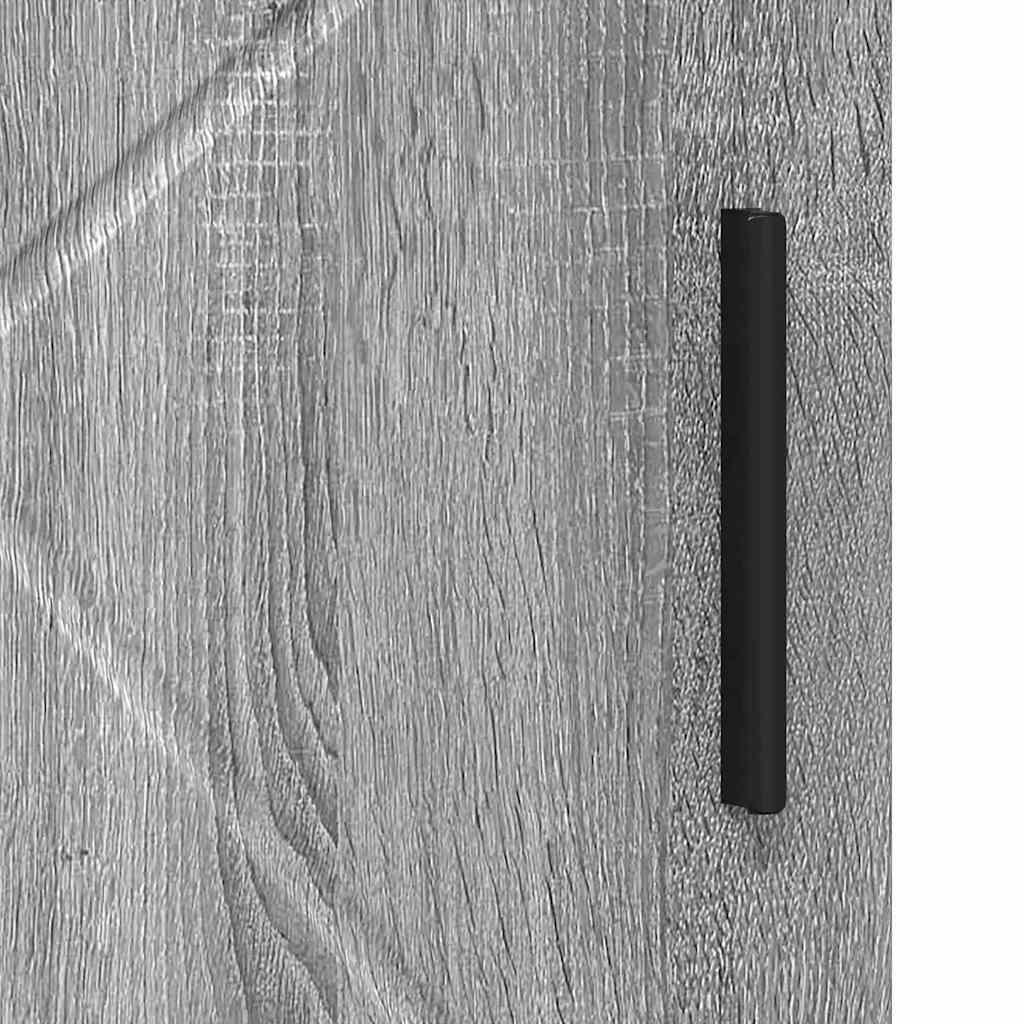 Badezimmer Schrank Grau Sonoma 30 x 35 x 95 cm Holzwerkstoff