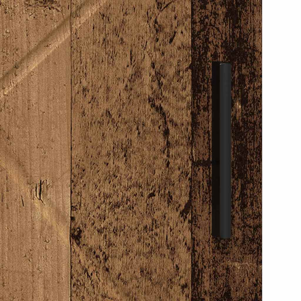 Badezimmer Schrank Altholz 30 x 35 x 95 cm Holzwerkstoff