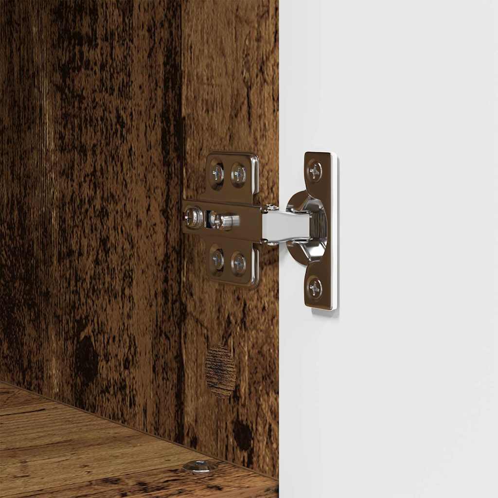 Badezimmer Schrank Altholz 30 x 35 x 95 cm Holzwerkstoff