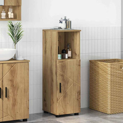 Badezimmer Schrank Artisan-Eiche 30 x 35 x 95 cm Holzwerkstoff