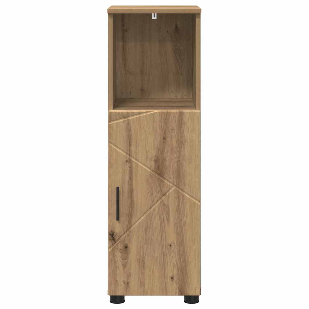 Badezimmer Schrank Artisan-Eiche 30 x 35 x 95 cm Holzwerkstoff