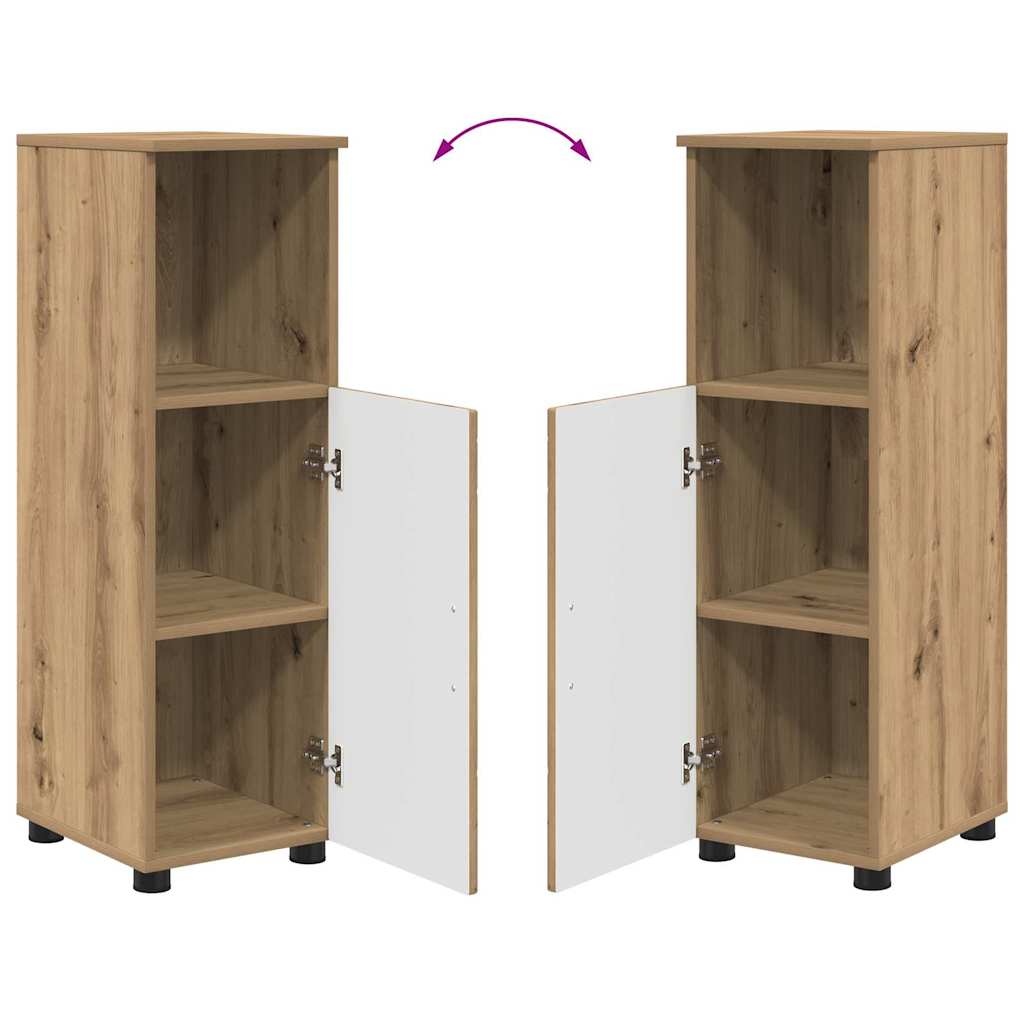Badezimmer Schrank Artisan-Eiche 30 x 35 x 95 cm Holzwerkstoff
