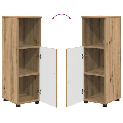 Badezimmer Schrank Artisan-Eiche 30 x 35 x 95 cm Holzwerkstoff