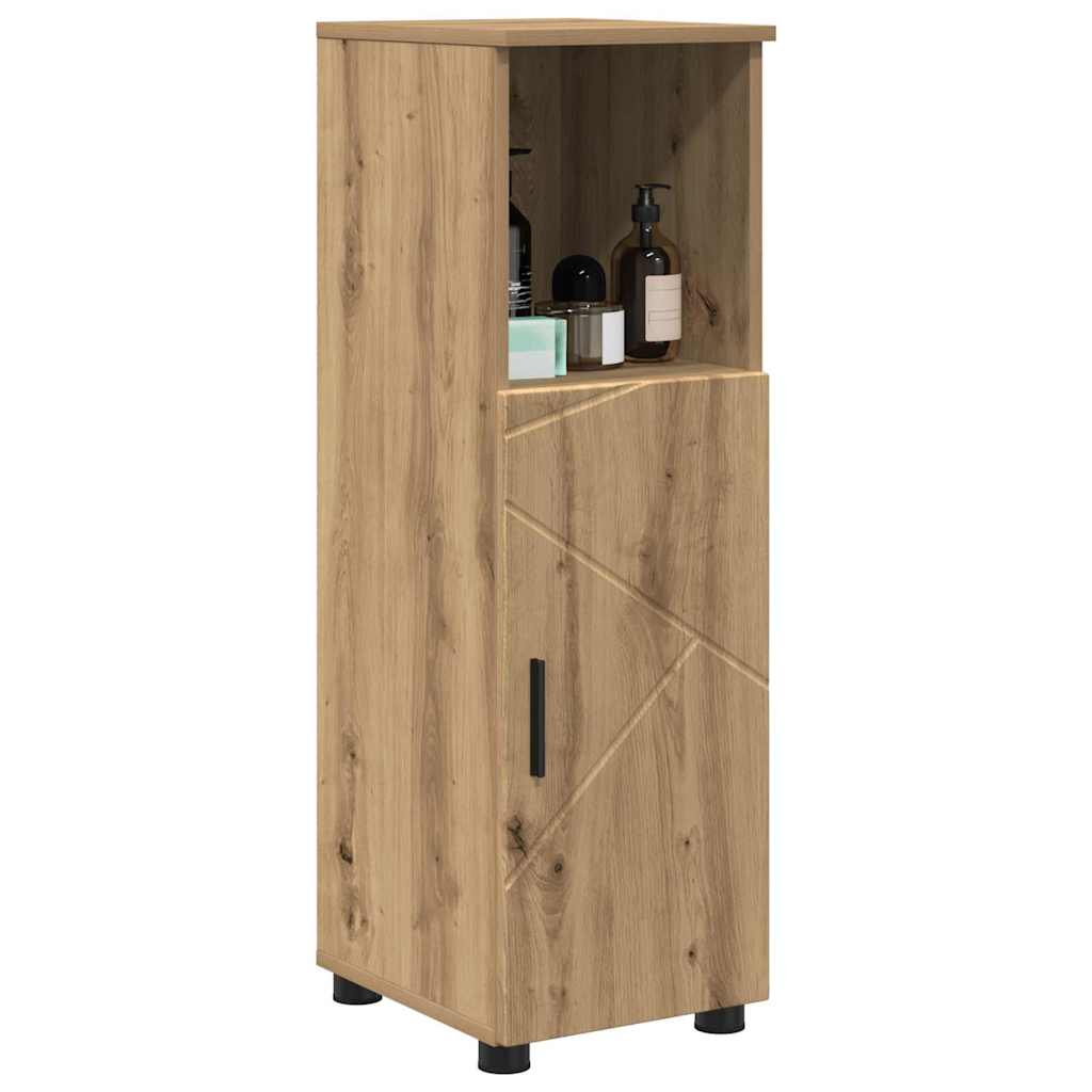 Badezimmer Schrank Artisan-Eiche 30 x 35 x 95 cm Holzwerkstoff