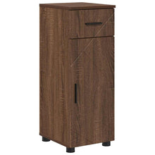 Badezimmer Schrank mit Tür Braun Eichen-Optik 30 x 35 x 80 cm