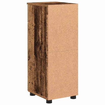 Badezimmer Schrank Altholz 30 x 35 x 80 cm Holzwerkstoff