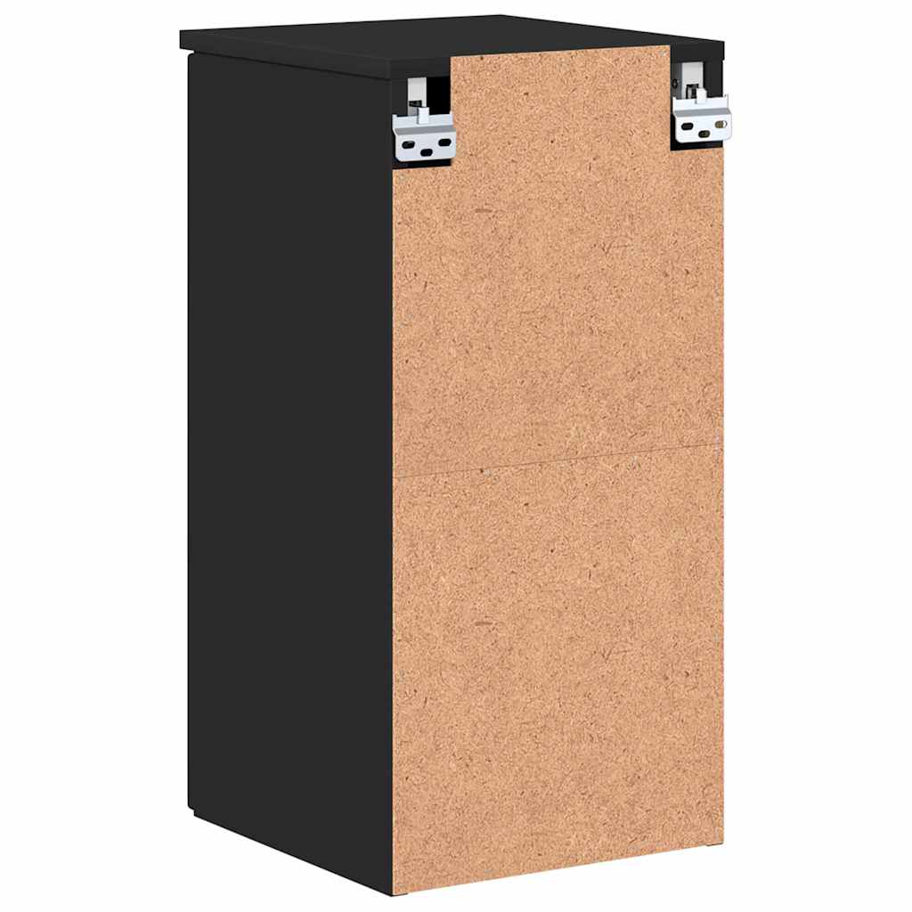Badezimmer Schrank Schwarz 30 x 31,5 x 61 cm Holzwerkstoff