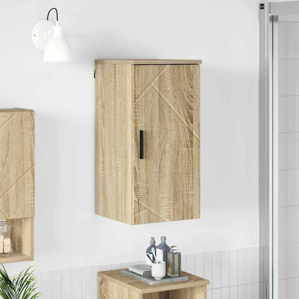 Badezimmer Schrank Sonoma-Eiche 30 x 31,5 x 61 cm Holzwerkstoff