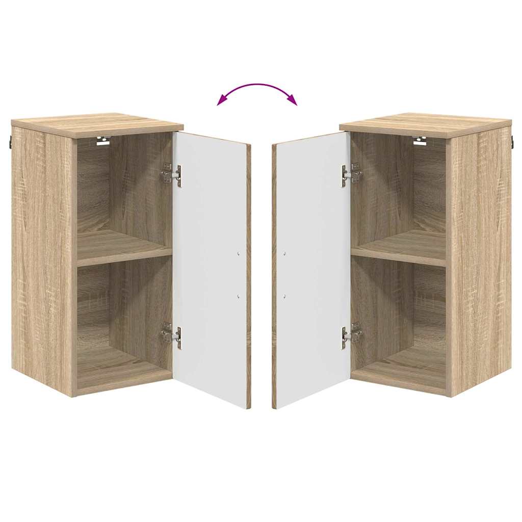 Badezimmer Schrank Sonoma-Eiche 30 x 31,5 x 61 cm Holzwerkstoff