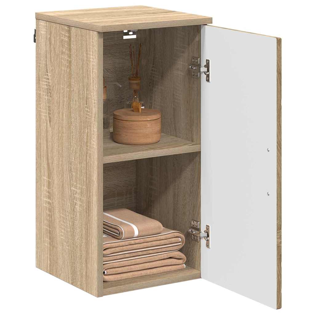 Badezimmer Schrank Sonoma-Eiche 30 x 31,5 x 61 cm Holzwerkstoff