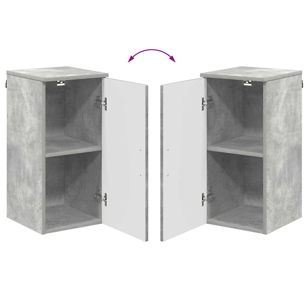 Badezimmer Schrank Betongrau 30 x 31,5 x 61 cm Holzwerkstoff