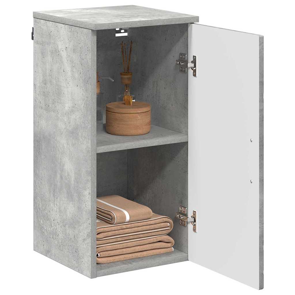 Badezimmer Schrank Betongrau 30 x 31,5 x 61 cm Holzwerkstoff