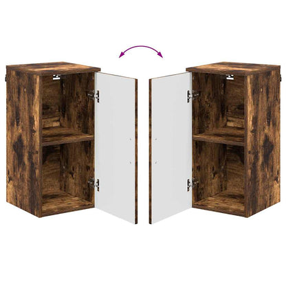 Badezimmer Schrank Räuchereiche 30 x 31,5 x 61 cm Holzwerkstoff