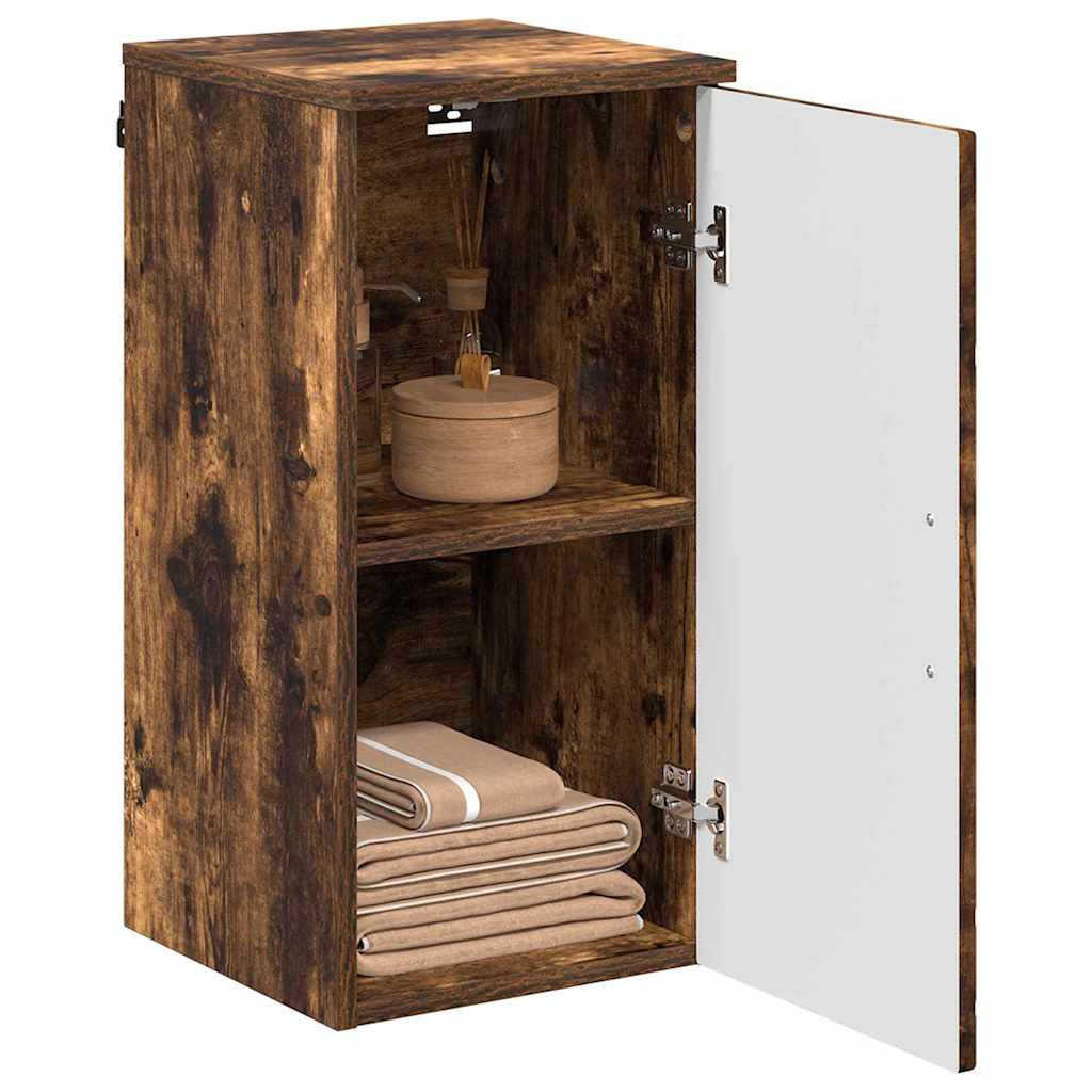 Badezimmer Schrank Räuchereiche 30 x 31,5 x 61 cm Holzwerkstoff