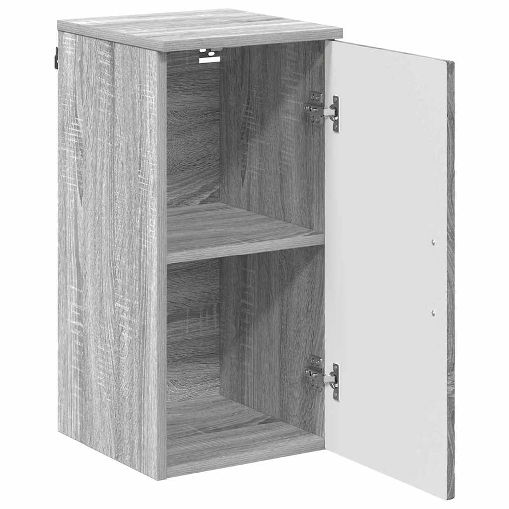 Badezimmer Schrank Grau Sonoma 30 x 31,5 x 61 cm Holzwerkstoff