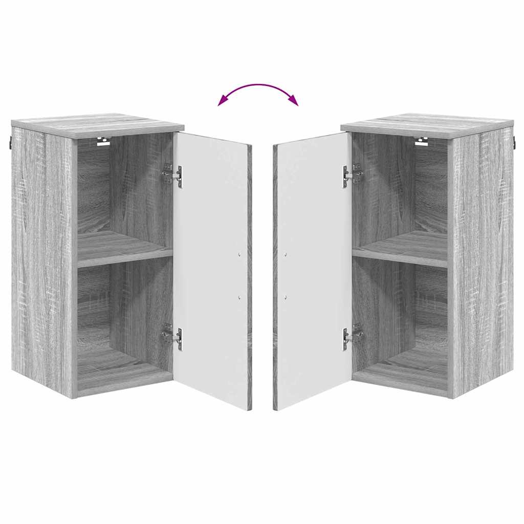 Badezimmer Schrank Grau Sonoma 30 x 31,5 x 61 cm Holzwerkstoff