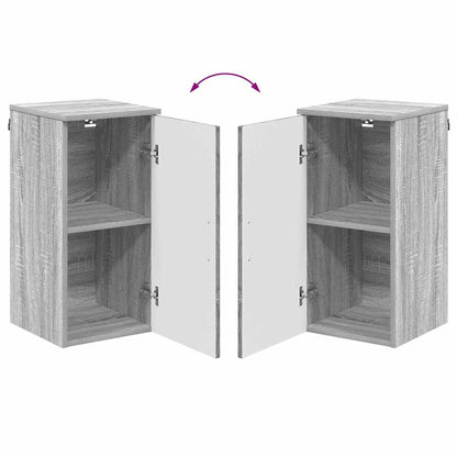 Badezimmer Schrank Grau Sonoma 30 x 31,5 x 61 cm Holzwerkstoff