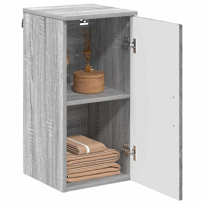 Badezimmer Schrank Grau Sonoma 30 x 31,5 x 61 cm Holzwerkstoff