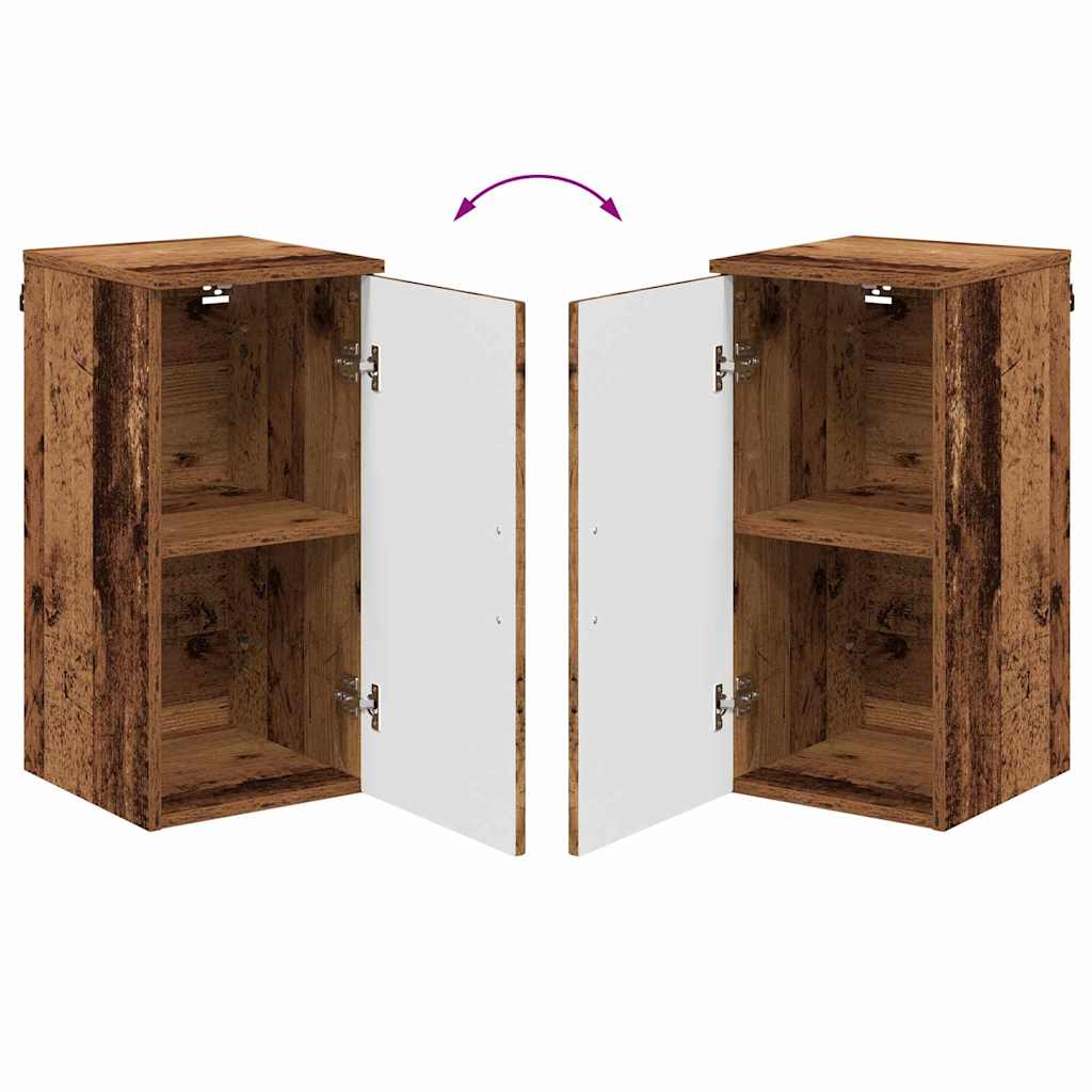 Badezimmer Schrank Altholz 30 x 31,5 x 61 cm Holzwerkstoff