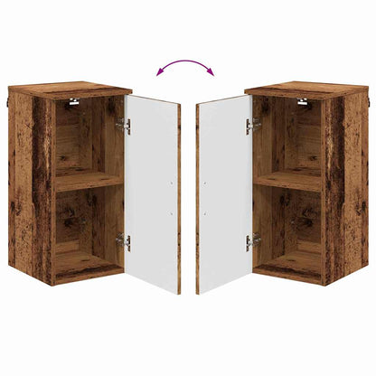 Badezimmer Schrank Altholz 30 x 31,5 x 61 cm Holzwerkstoff