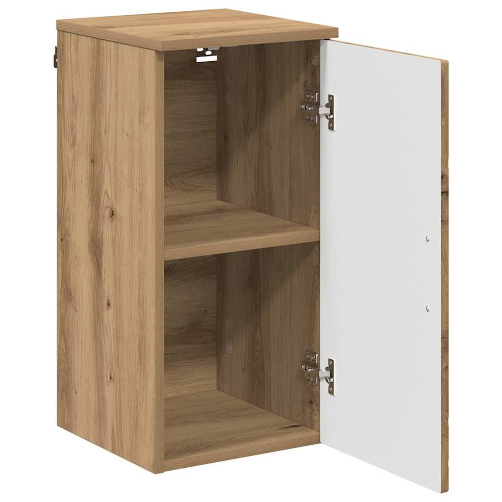 Badezimmer Schrank mit Speicher Artisan-Eiche 30 x 31,5 x 61 cm
