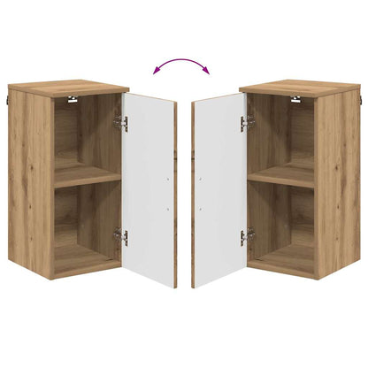 Badezimmer Schrank mit Speicher Artisan-Eiche 30 x 31,5 x 61 cm