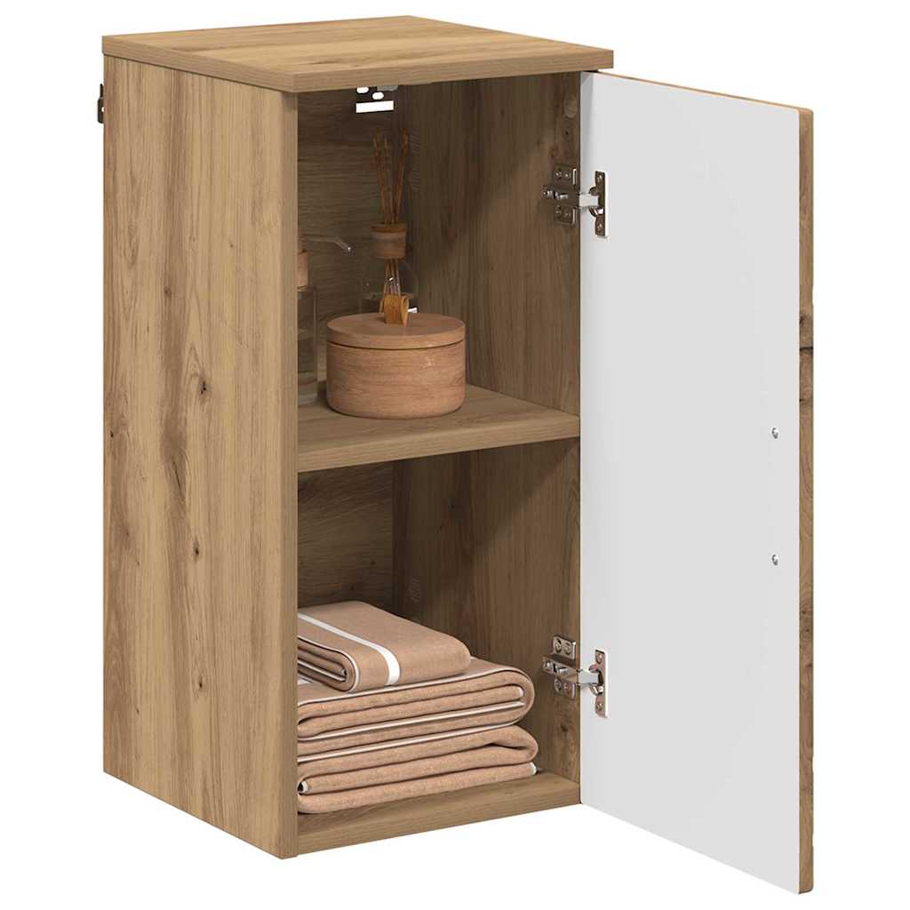 Badezimmer Schrank mit Speicher Artisan-Eiche 30 x 31,5 x 61 cm