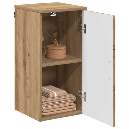 Badezimmer Schrank mit Speicher Artisan-Eiche 30 x 31,5 x 61 cm