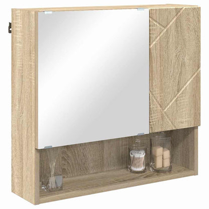 Spiegelschrank Sonoma-Eiche 59 x 17 x 55 cm Holzwerkstoff