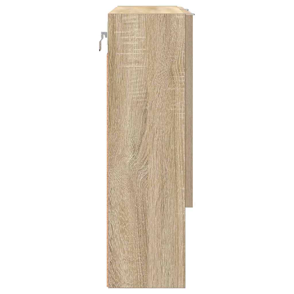 Spiegelschrank Sonoma-Eiche 59 x 17 x 55 cm Holzwerkstoff