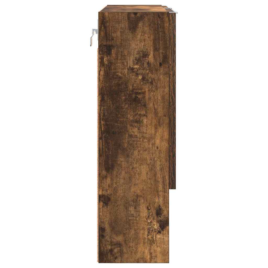 Spiegelschrank Räuchereiche 59 x 17 x 55 cm Holzwerkstoff