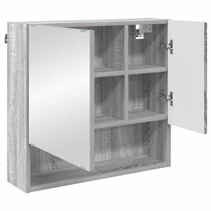 Spiegelschrank Grau Sonoma 59 x 17 x 55 cm Holzwerkstoff