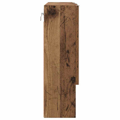 Spiegelschrank mit Regal Altholz 59 x 17 x 55 cm Holzwerkstoff