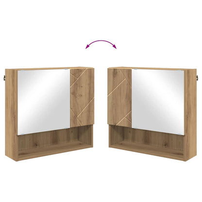 Spiegelschrank Artisan-Eiche 59 x 17 x 55 cm Holzwerkstoff