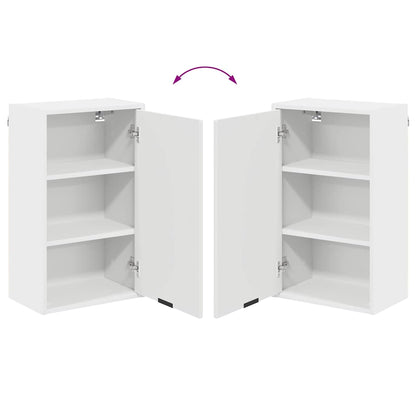 Badezimmer Schrank mit Tür Weiß 39 x 23,5 x 65 cm Holzwerkstoff