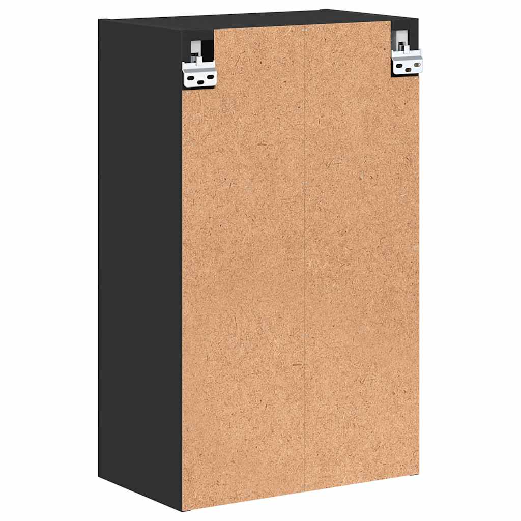 Badezimmer Schrank Schwarz 39 x 23,5 x 65 cm Holzwerkstoff