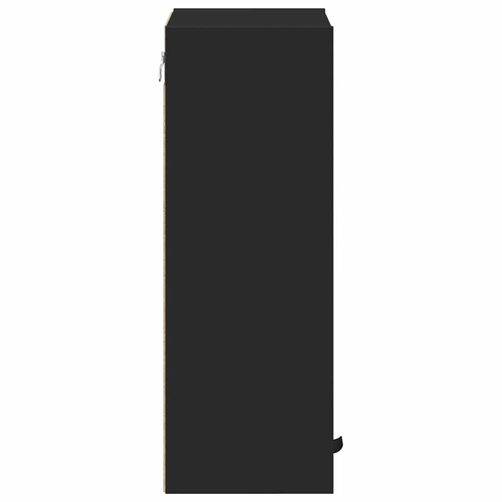 Badezimmer Schrank Schwarz 39 x 23,5 x 65 cm Holzwerkstoff
