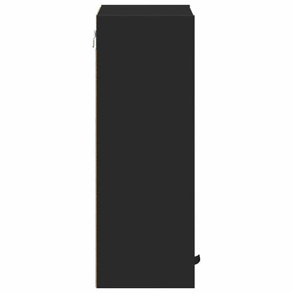 Badezimmer Schrank Schwarz 39 x 23,5 x 65 cm Holzwerkstoff