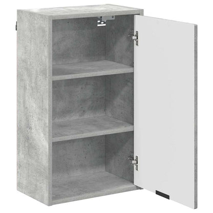 Badezimmer Schrank Betongrau 39 x 23,5 x 65 cm Holzwerkstoff