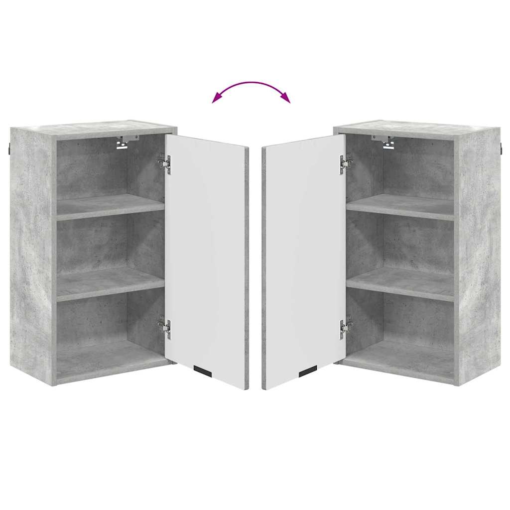 Badezimmer Schrank Betongrau 39 x 23,5 x 65 cm Holzwerkstoff