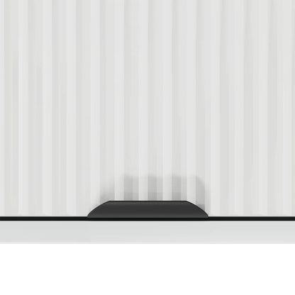 Badezimmer Schrank mit Tür Hochglanz-Weiß 39 x 23,5 x 65 cm