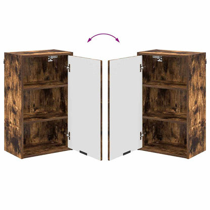 Badezimmer Schrank Räuchereiche 39 x 23,5 x 65 cm Holzwerkstoff