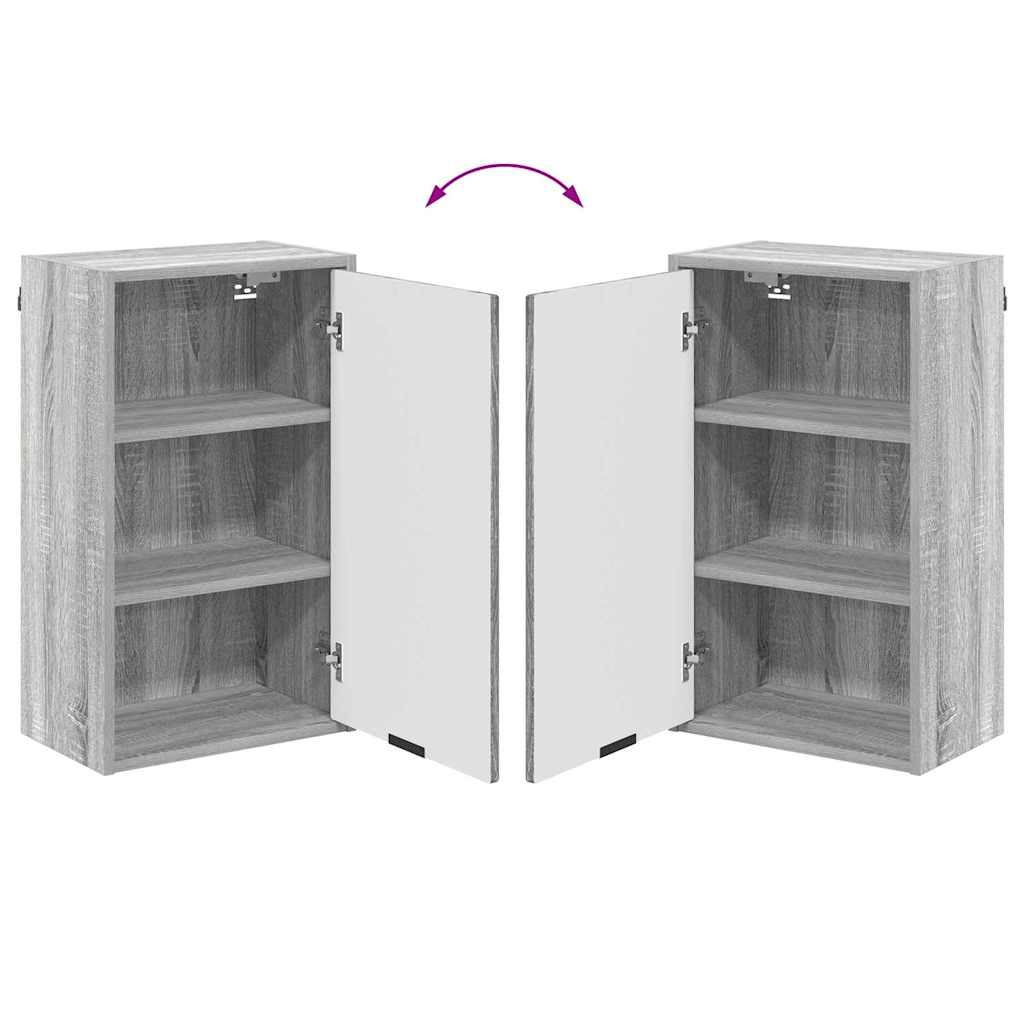 Badezimmer Schrank Grau Sonoma 39 x 23,5 x 65 cm Holzwerkstoff