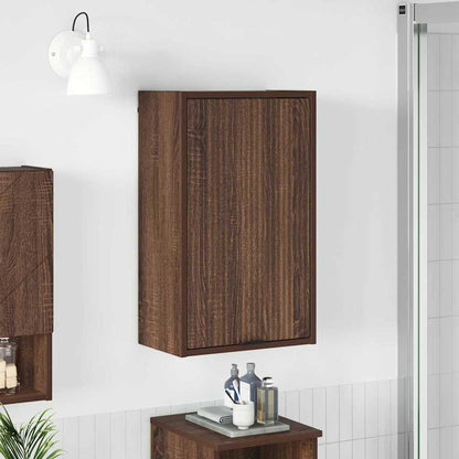 Badezimmer Schrank mit Tür Braun Eichen-Optik 39 x 23,5 x 65 cm