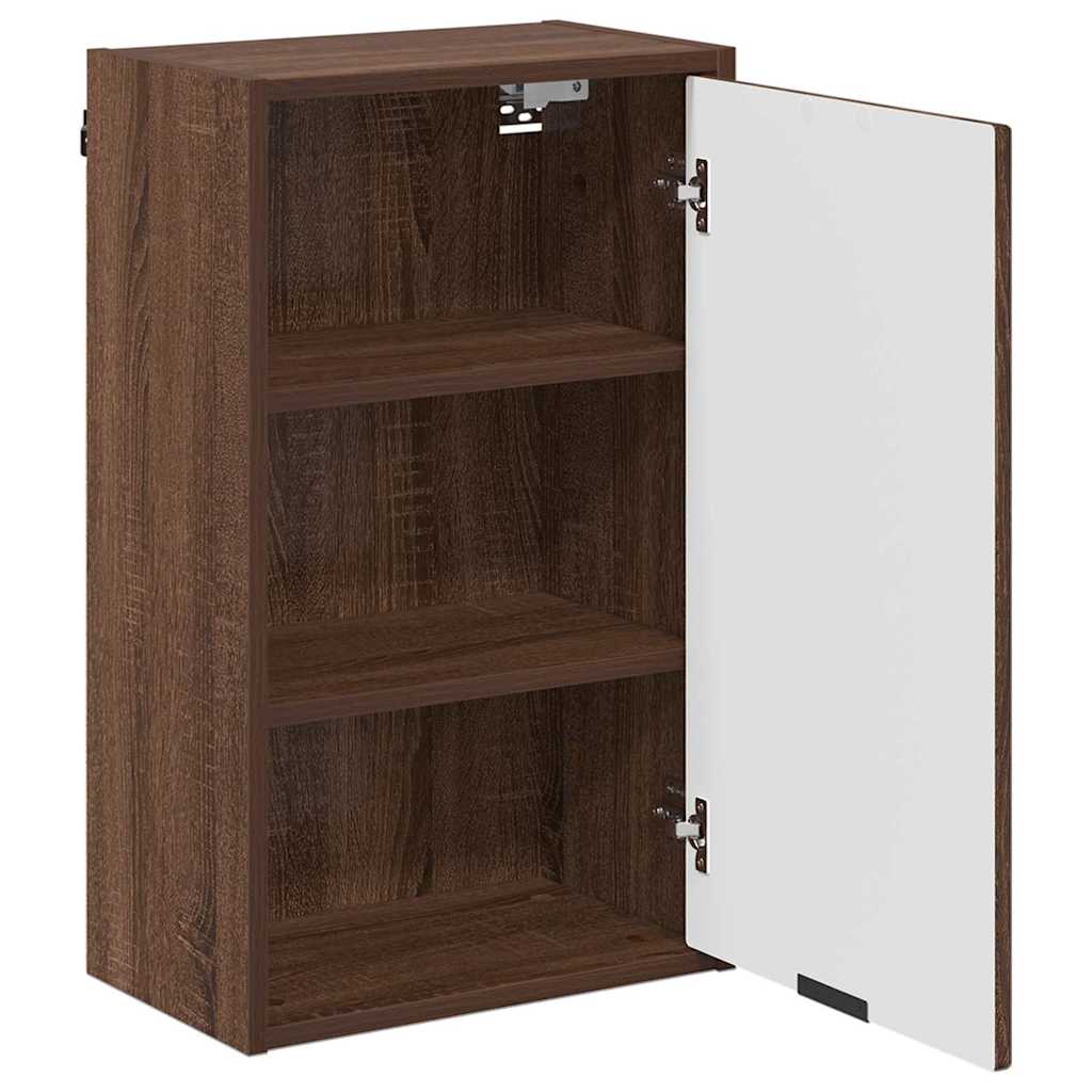 Badezimmer Schrank mit Tür Braun Eichen-Optik 39 x 23,5 x 65 cm
