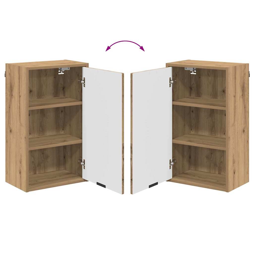 Badezimmer Schrank Wandmontiert Artisan-Eiche 39 x 23,5 x 65 cm