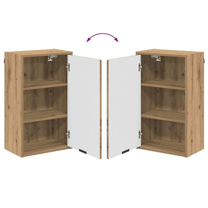 Badezimmer Schrank Wandmontiert Artisan-Eiche 39 x 23,5 x 65 cm